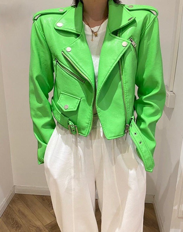 Keina Biker Leather Jacket