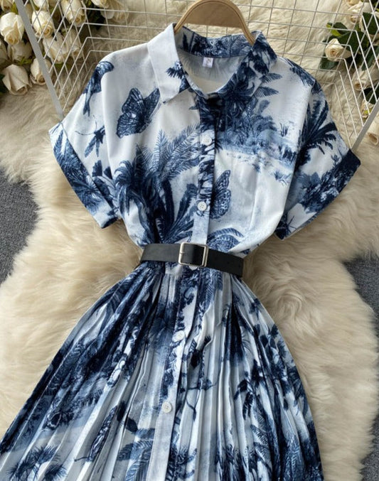 Monna Palm Dress