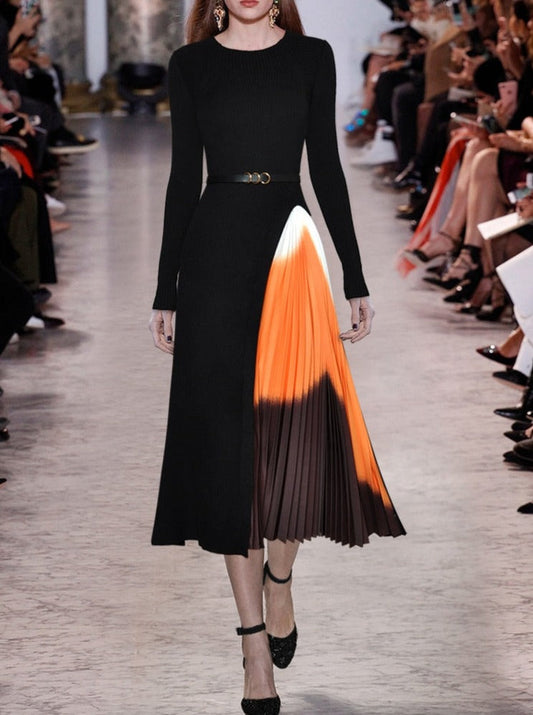 Emilie Pleated Dress