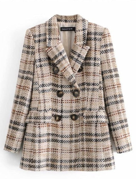 Marta Check Blazer & Skort
