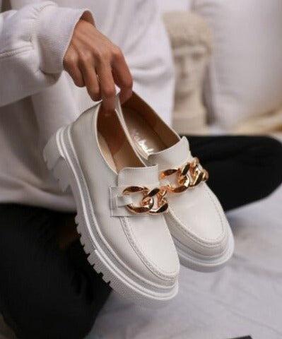 Nelly Leather Loafers