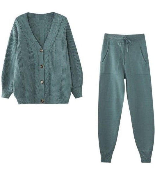 Varvara Cardigan & Pants Set