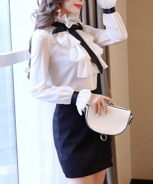 Anila Ruffles Blouse