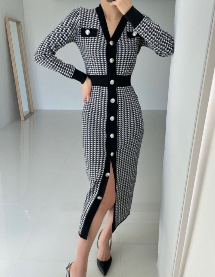Samantha V-Neck Dress