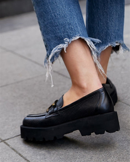 Nelly Genuine Leather Loafers