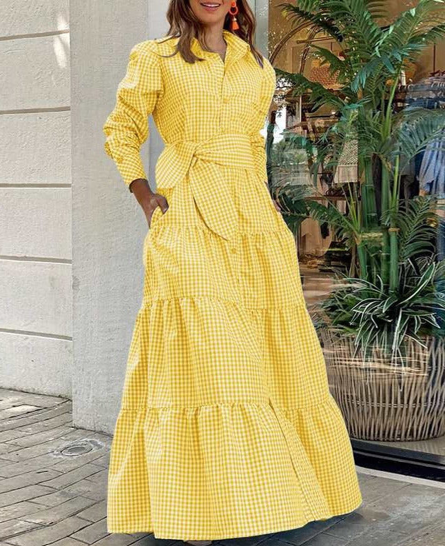 Tania Check Dress