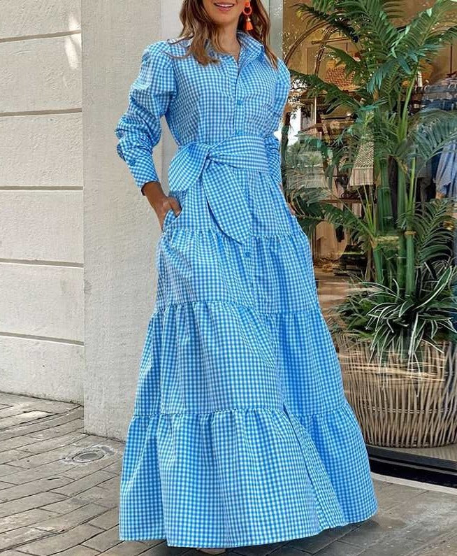 Tania Check Dress