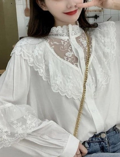 Fiona Ruffled Blouse