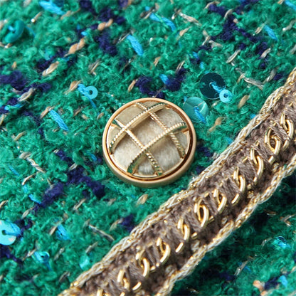 Polly Tweed Sequins Blazer & Skirt