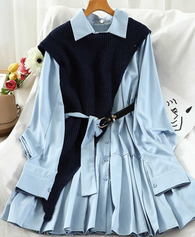 Elvira Knit Vest Dress