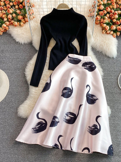 Talla Knit Top & Lovely Skity