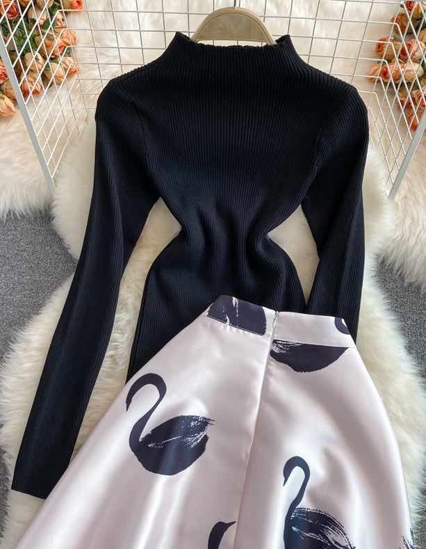 Talla Knit Top & Lovely Skity