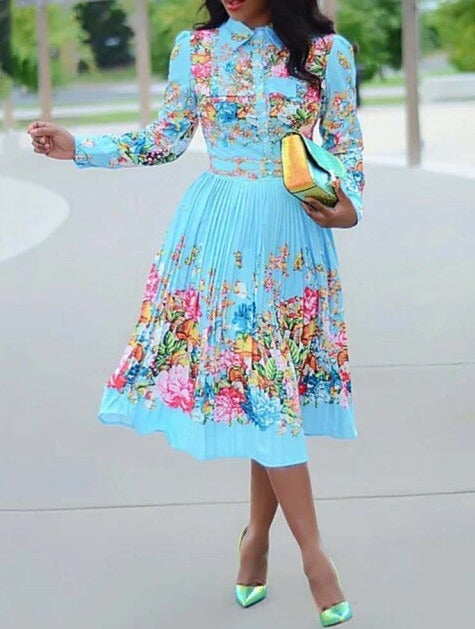 Rosy African  Dress /Plus Size