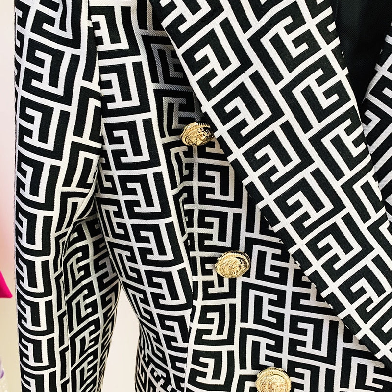 Taira Double-Breasted Blazer