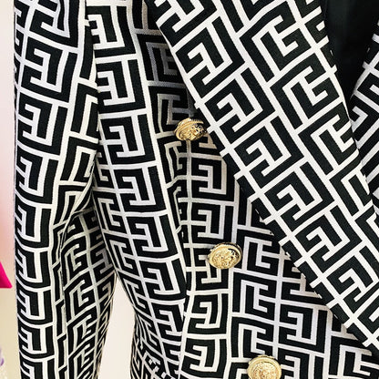 Taira Double-Breasted Blazer