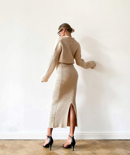 Aline Chic Knitted Set