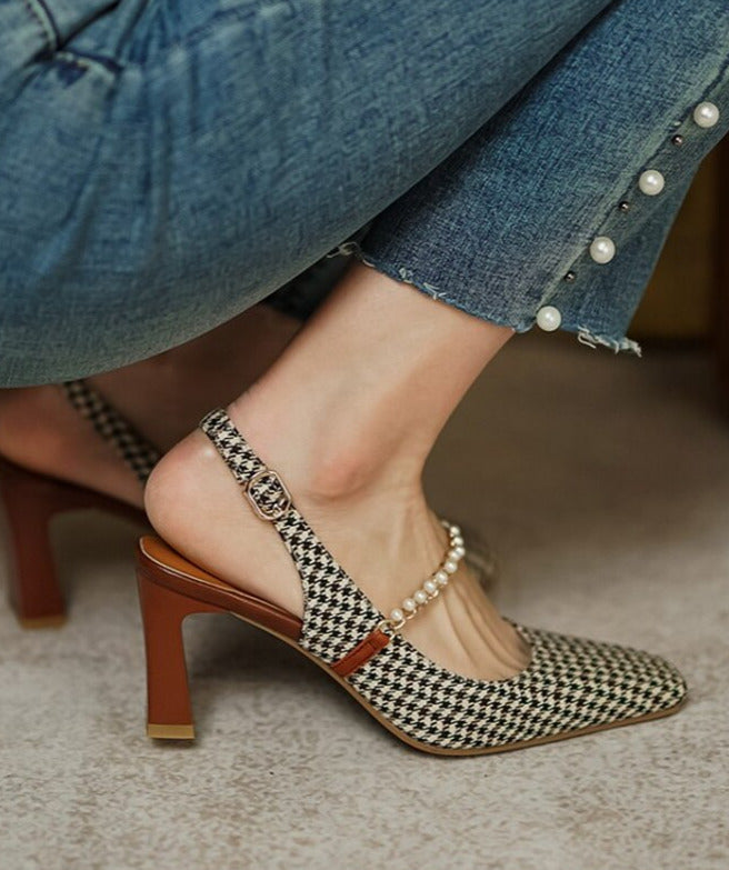Greta Pearl Vintage Heels