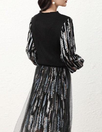 Anabella Knit Sequins Set