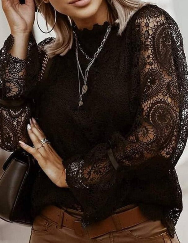 Ciara Feminine Lace Top