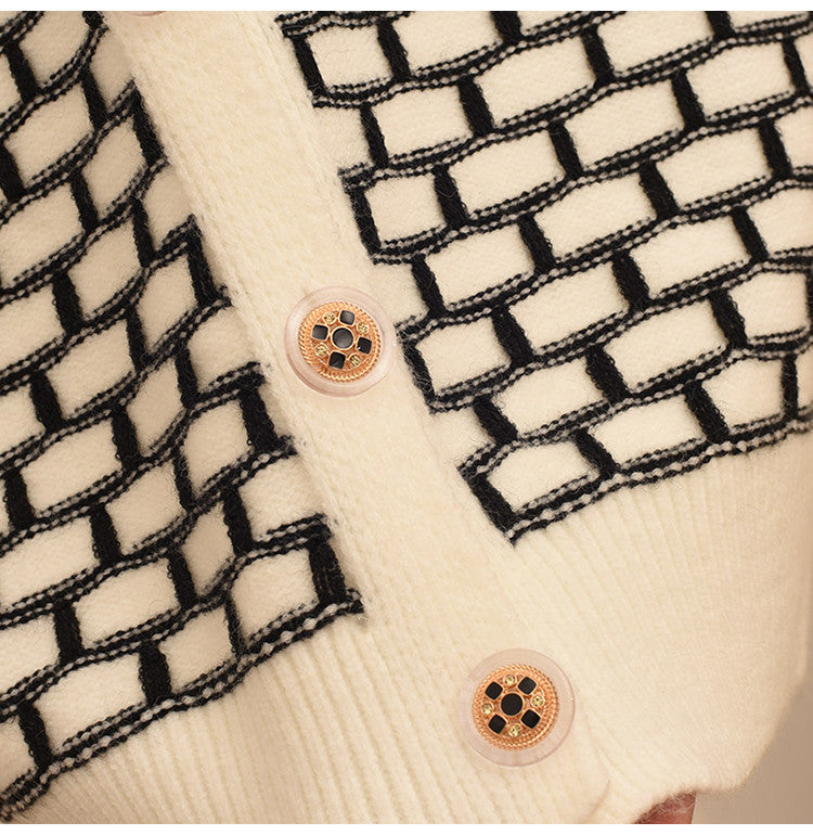 Lurdes Geometric Knit Set