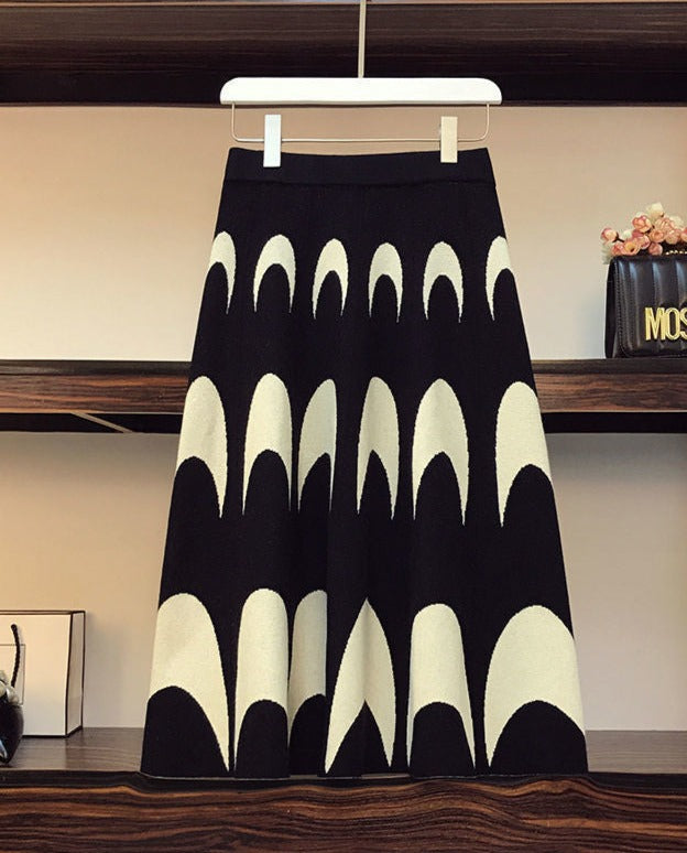 Kiona Korean Knit Skirt & Top