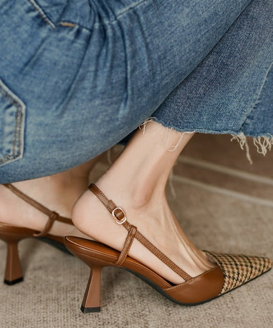 Fiona Leather Kitten Heels
