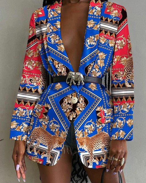Lora Abstract Blazer