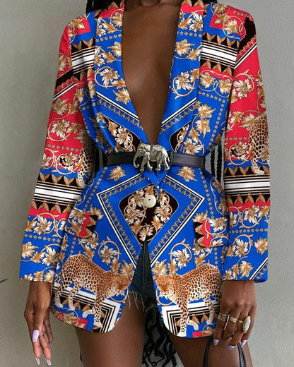 Lora Abstract Blazer