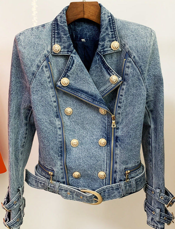 Ellina Luxury Denim Blazer