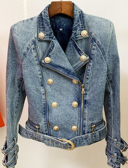Ellina Luxury Denim Blazer