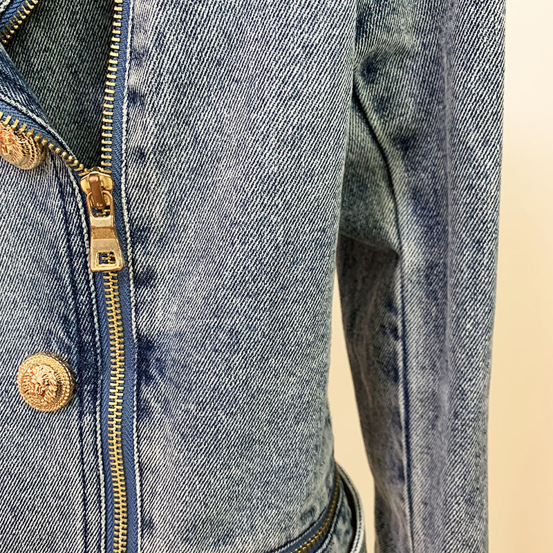 Ellina Luxury Denim Blazer