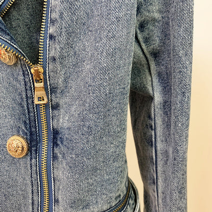 Ellina Luxury Denim Blazer