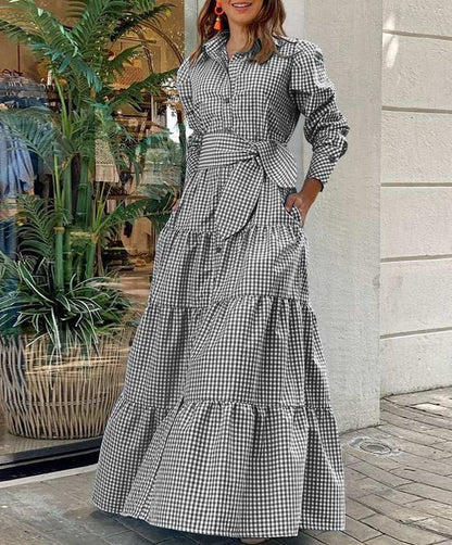 Tania Check Dress