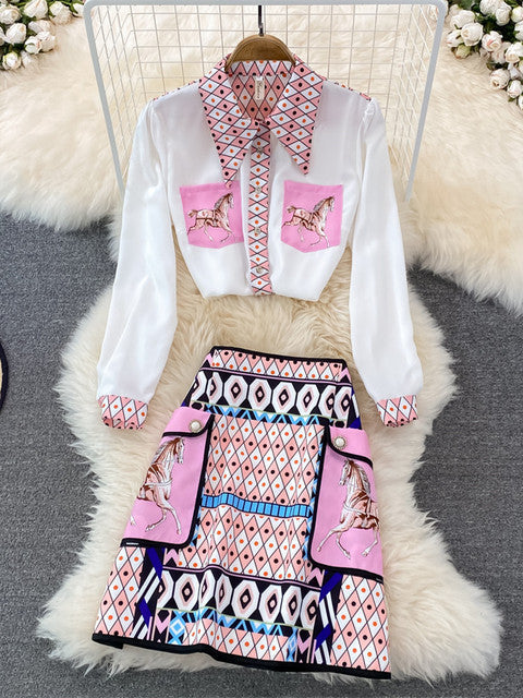Emily Blouse & Skirt