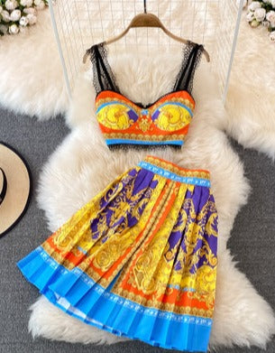 Patricia Top & Skirt Set