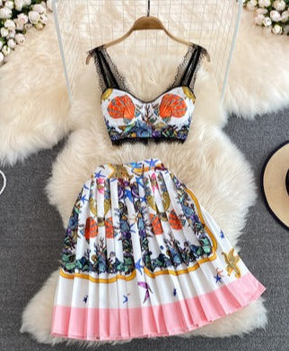 Patricia Top & Skirt Set