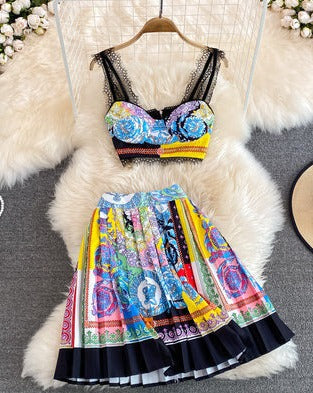 Patricia Top & Skirt Set