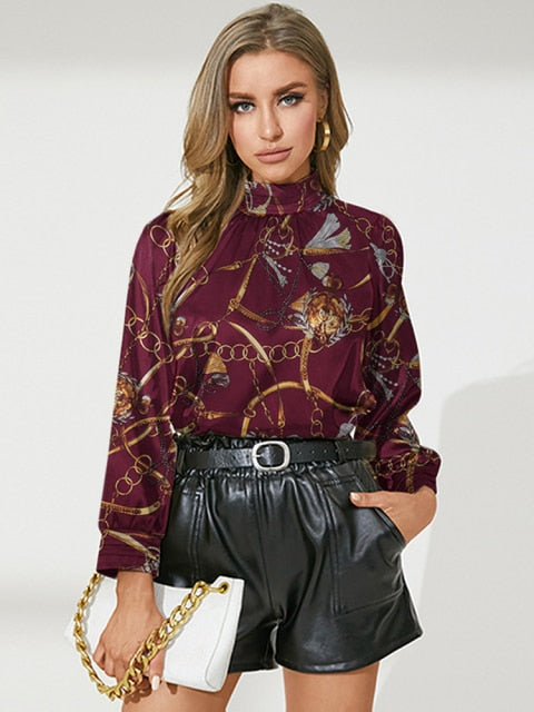 Weina Satin Top