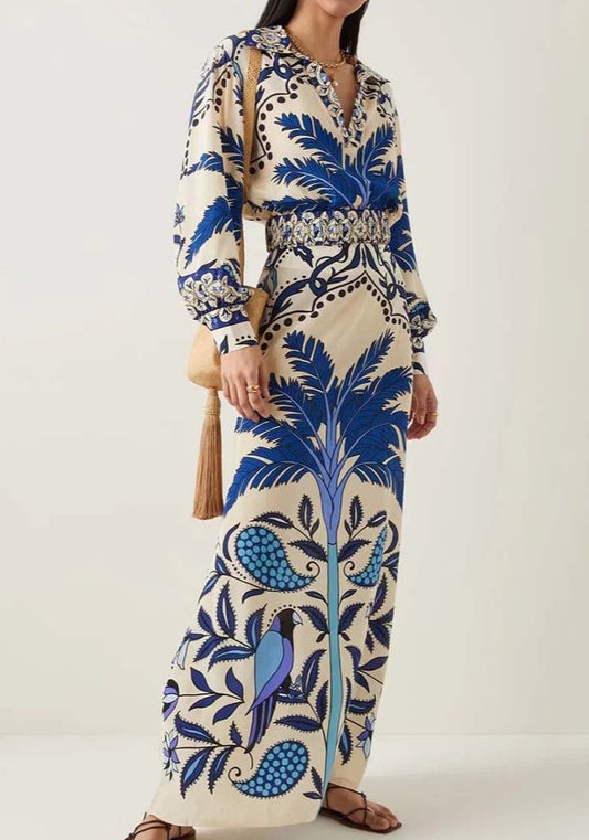 Mia Blouse & Long Skirt Set