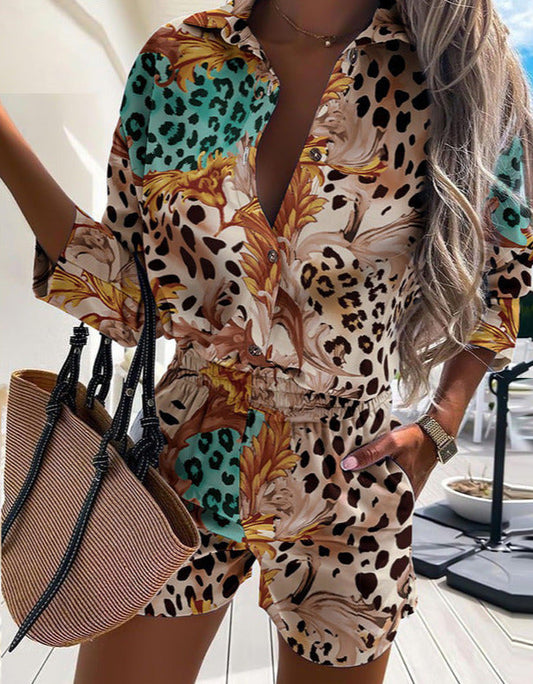 Luisana Printed Suit