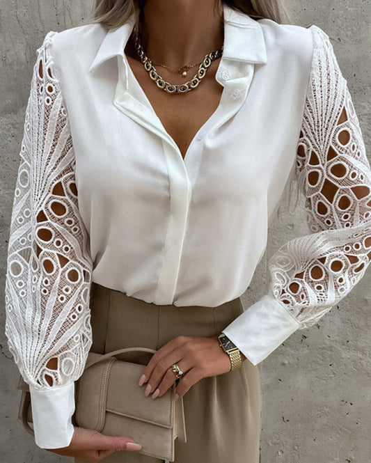 June Satin Blouse