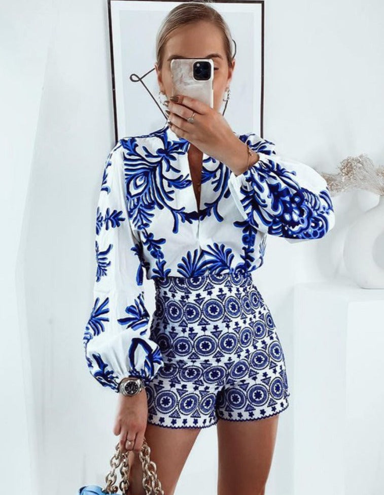 Nina Printed Blouse