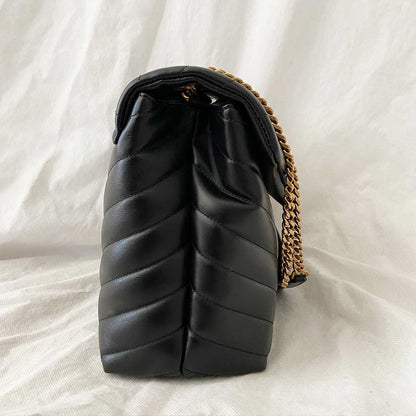 Saint Laurent Lou medium quilted leather shoulder bag