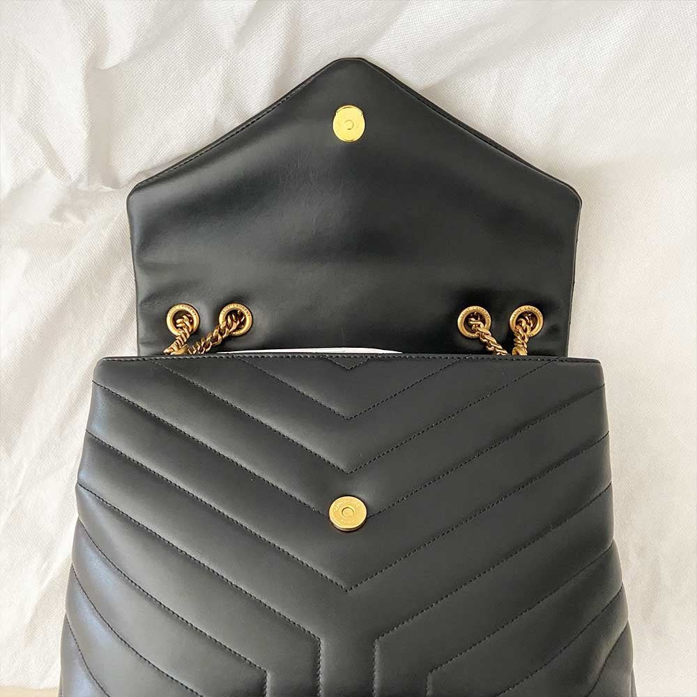 Saint Laurent Lou medium quilted leather shoulder bag