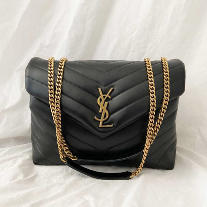 Saint Laurent Lou medium quilted leather shoulder bag