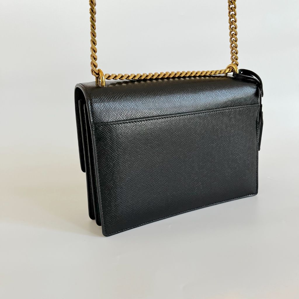 Saint Laurent Sunset Crossbody Leather Bag