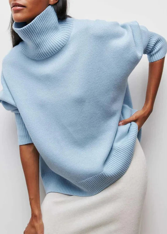 Cozy Chic Wool Turtleneck Pullover Sweater