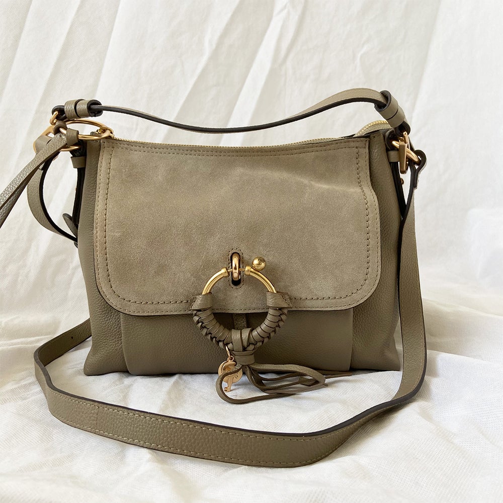 See by Chloé Joan Shoulder Motty Grey Bag