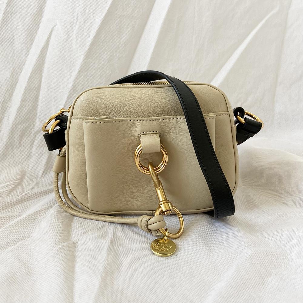 See by Chloé Tony beige camera bag