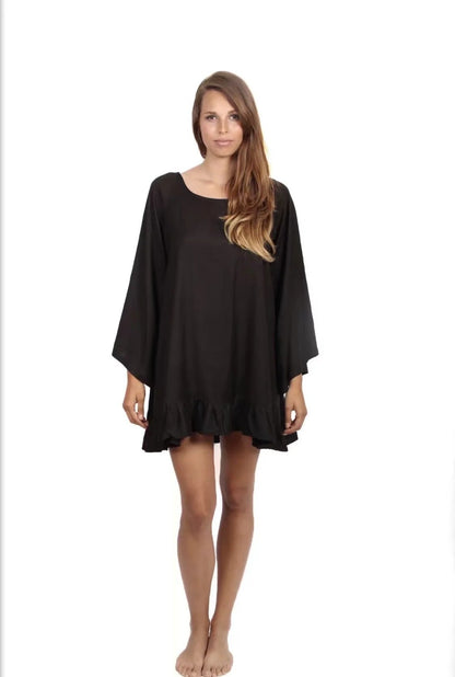 Bohemian Beach Loose Tassel Mini Dress
